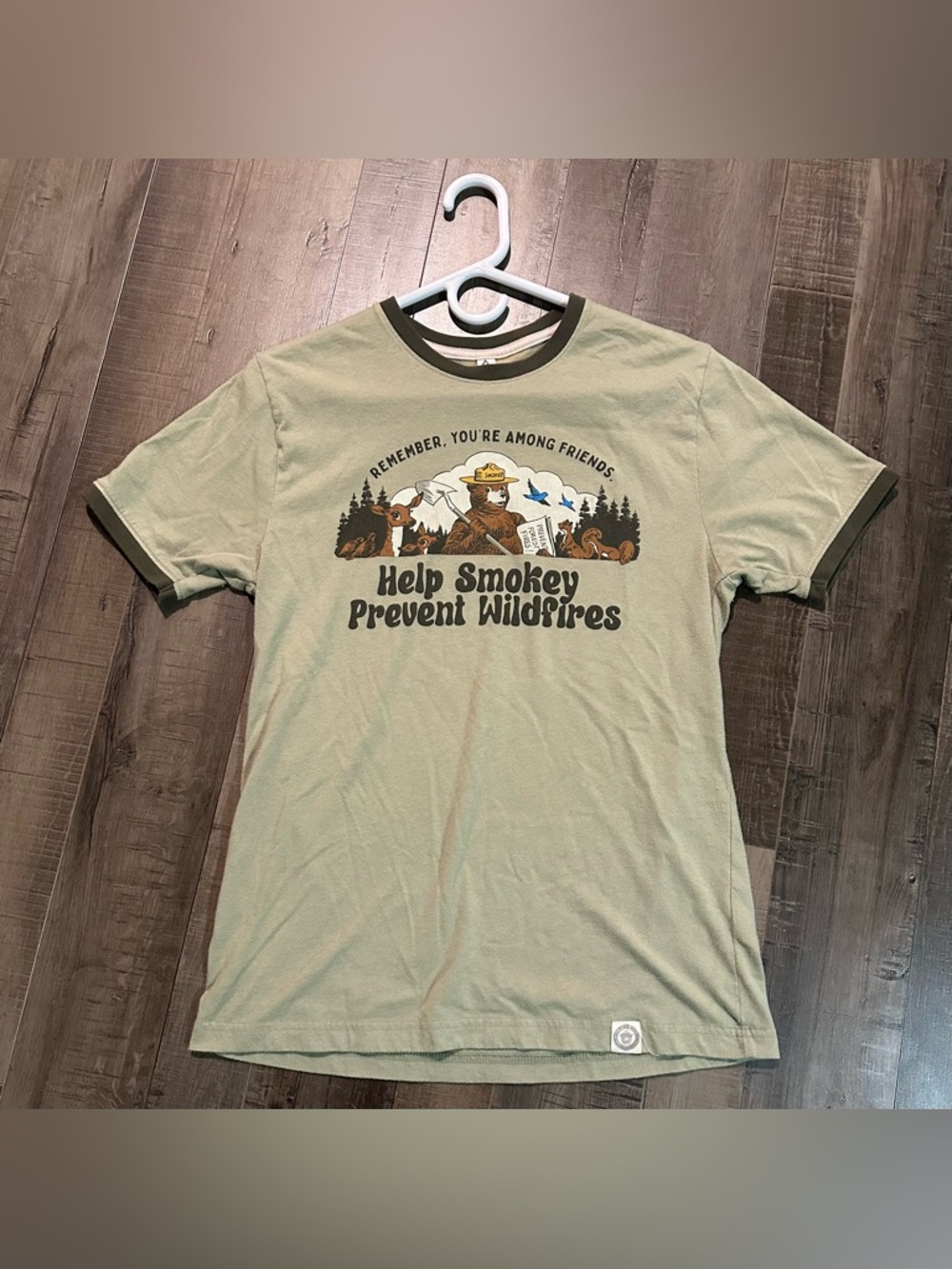 Smokey the Bear Unisex S T-Shirt (see stains)